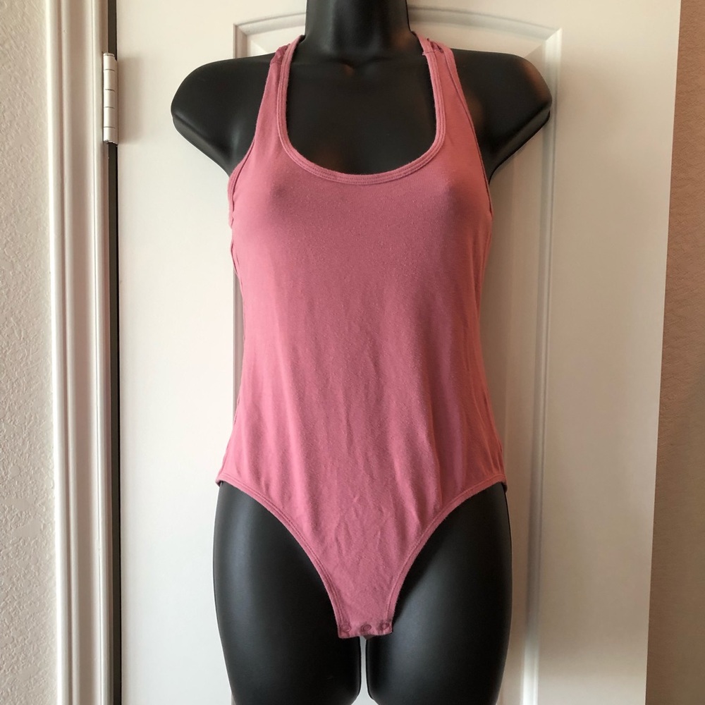 3 for $20! 🌺 Flirtitude Pink Bodysuit - Picture 2 of 5